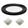 Picture of 72mm Lens to 49mm Camera Lens Adapter 72mm to 49mm Step Down Ring Adapter Ring for All Brands of UV ND CPL, with Premium Lens Wiping Cloth 2 Pack (72mm-49mm)