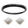 Picture of 62mm Lens to 67mm Camera Lens Adapter 62mm to 67mm Step Up Ring Adapter Ring for All Brands of UV ND CPL, with Premium Lens Wiping Cloth 2 Pack (62mm-67m)