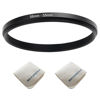 Picture of 58mm Lens to 55mm Camera Lens Adapter 58mm to 55mm Step Down Ring Adapter Ring for All Brands of UV ND CPL, with Premium Lens Wiping Cloth 2 Pack (58mm-55mm)