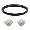 Picture of 62mm Lens to 58mm Camera Lens Adapter 62mm to 58mm Step Down Ring Adapter Ring for All Brands of UV ND CPL, with Premium Lens Wiping Cloth 2 Pack (62mm-58mm)