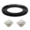 Picture of 58mm Lens to 37mm Camera Lens Adapter 58mm to 37mm Step Down Ring Adapter Ring for All Brands of UV ND CPL, with Premium Lens Wiping Cloth 2 Pack (58mm-37mm)