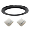 Picture of 62mm Lens to 77mm Camera Lens Adapter 62mm to 77mm Step Up Ring Adapter Ring for All Brands of UV ND CPL, with Premium Lens Wiping Cloth 2 Pack (62mm-77mm)