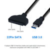 Picture of A-Goldnest SATA to USB，Sata to USB Adapter，SATA to USB Cable for 2.5 inch HDD and SSD 5Gbps Superspeed Compatible with USB 2.0 1.1 Older SATA Connector