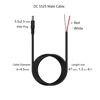 Picture of OthoKing 4FT DC 5.5MM x 2.5MM Male Plug to Bare Wire Open End Power Wire Supply Repair Cable,Barrel Connector for CCTV Camera,DVR,LED Strip Light Etc-2 Pack