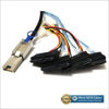 Picture of Mini-SAS SFF-8088 26P to 4 X SAS SFF-8482 29 Pin Cable 1 Meter