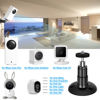 Picture of FastSnail Wall Mount Compatible with Wyze Cam Pan & Wyze Cam V3/Ring Camera, Adjustable Indoor Outdoor Mount for Wyze Cam Pan, Wyze Cam Outdoor, Wyze Cam V3/ArloPro/2/3/4/5//Ultra/Ultra 2 Pack Black