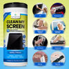 Picture of enspire® CLEAN MY SCREEN; Anti-Static Screen and Electronics Cleaning Wipes; 70 Count Tub; 905105