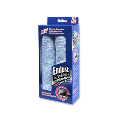 Picture of Endust for Electronics; Microfiber Towel 2-Pack (END11421)