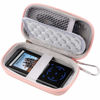 Picture of MP3 & MP4 Player Case for SOULCKER/G.G.Martinsen/Grtdhx/iPod Nano/Sandisk Music Player/Sony NW-A45 and Other Music Players with Bluetooth. Fit for Earbuds, USB Cable, Memory Card - Rose Gold