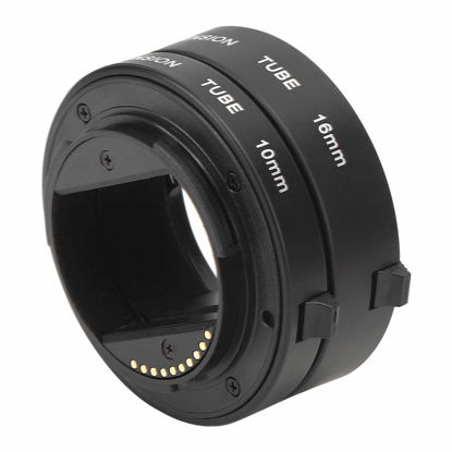 Picture of 214 10mm+16mm Automatic Focusing Macro Adapter Ring Extension Tube,for Sony A9 A7 A7II A7III A7RIII A7RII A7S A7R A6300 A6000 A5000 A6500 A6600 NEX-5T NEX-3N NEX-6 Cameras