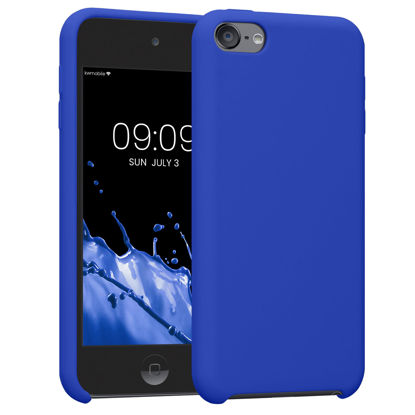 Picture of kwmobile TPU Silicone Case Compatible with Apple iPod Touch 6G / 7G (6th and 7th Generation) - Case Soft Flexible Protective Cover - Baltic Blue