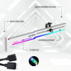 Picture of upHere 5V Addressable RGB White Graphics Card GPU Brace Support Video Card Sag Holder,Built-in 5V ARGB Strip,Adjustable Length and Height Support,G276WTARGB