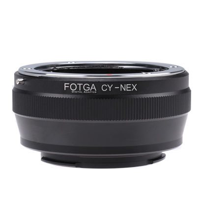 Picture of Lens Mount Adapter for Contax Yashica C/Y Mount Lens to E Mount Camera for Sony Alpha a7 a7S a7R a7II a7SII a7RII A7RIII A7SIII A9 a6500 a6300 a6000 a5100