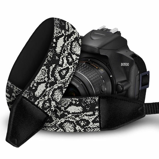 Picture of Art Tribute Camera Strap For Photographers Padded Universal Fit Neck Shoulder & Crossbody Strap Quick Release For DSLR/SLR/Mirrorless Canon Nikon Sony Olympus Compatible Great Gift for Photographers