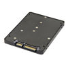 Picture of cablecc B+M Key Socket 2 M.2 NGFF (SATA) SSD to 2.5 SATA Adapter Card Adapter with Black Metal Case