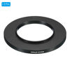 Picture of PATIKIL 43mm-67mm Metal Step Up Ring, 2 Pack Camera Lens Filter Adapter Ring Aluminum Filter Adapter Ring for Camera Lenses Hood, Black