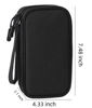 Picture of HORNO Travel Cord Organizer，Electronics Accessories Organizer Pouch Bag for Charger,USB Cable,Business Travel Gadget Bag (Black)