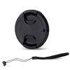 Picture of JJC 46mm Front Lens Cap Cover + Elastic Anti-Loss Cap Keeper Leash for Nikon Z DX 16-50mm f3.5-6.3 VR, Olympus M.Zuiko Digital 25mm f1.8, M.Zuiko 17mm f1.8, ED 12mm f2 Lens & More 46mm Thread Lenses