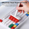 Picture of Keyboard Computer Cleaning Kit Brush with Keycaps for Keyboard Cleaner Laptop PC, 5 in 1 Cleaners Multi-Function Electronics Clean Tool Multibrush Techbrush Soft Brush for Apple Airpod AirPods Earbud