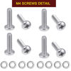 Picture of M4 10mm TV/Monitor Wall Mount Screws for 75x75mm and 100x100mm Brackets Metric Screws & Washers for Mounting Any TV/Monitor VESA Compatible