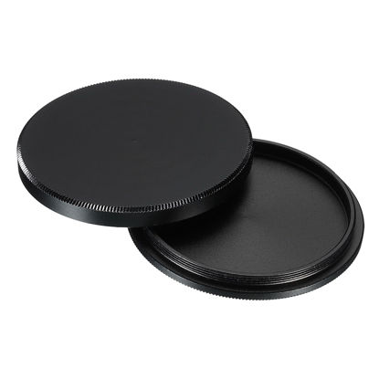 Picture of PATIKIL 40.5mm Lens Cap, Camera Lens Cap Cover Universal Front Metal Lens Filter Stacks Cap Protective Case for 40.5mm Camera Circular Polarizing Fader ND Filter, Black