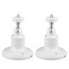 Picture of 2pack Wall Mount for SimpliSafe Outdoor Security Camera, 360 Degree Adjustable Mounting Bracket for Camera with 1/4 Screw Connector,Camera Not Included (White) (2pack)