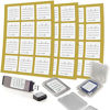 Picture of (120 Count) Stick-On SD Memory Card Label / Flash Drive Label Stickers with 6 Free SD Card Cases & Container-- [Writable & Removable]