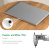 Picture of CloudValley Webcam Cover, Ultra-Durable Metal 0.015 inch Ultra-Thin Web Laptop Privacy Camera Covers for MacBook Air Pro, iPad PC, iPhone Pad Smartphones, Flip Computer Accessories, 2-Pack Silver