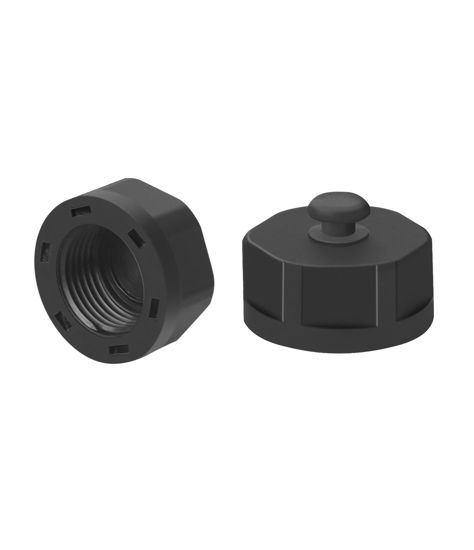 Picture of NMEA 2000 (N2k) Male Blanking Caps, Dust and Moisture Proof Cover, Used to Protect Male (Tee) T-Connectors for Lowrance Simrad B&G Navico & Garmin Networks 2-Pack