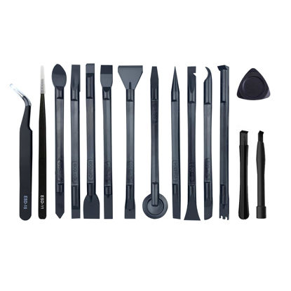 Picture of 15 Pcs Antistatic Spudger Plastic Opening Pry Tool Set，Suitable for any touch screen or caseCleaning Scraper Prying and Opening Tool for Laptop Tablet iPhone ipad Cell Phone