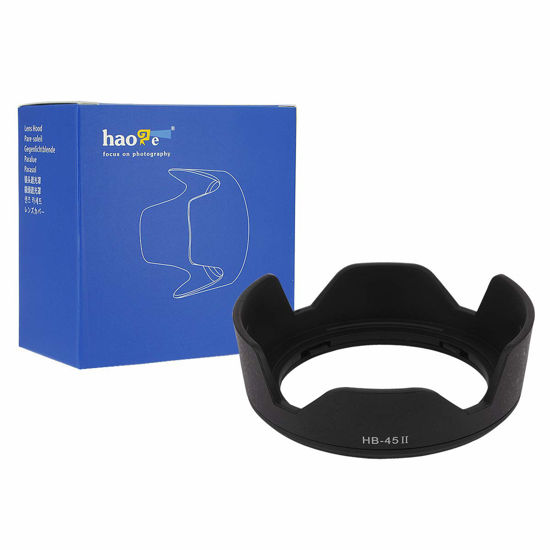 Picture of Haoge Bayonet Petal Flower Lens Hood for Nikon Nikkor AF-S 18-55mm f3.5-5.6G DX ED, II and Nikon Nikkor AF-S 18-55mm f/3.5-5.6G DX VR Lens Replaces Nikon HB-45