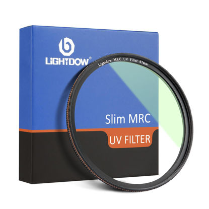 Picture of Lightdow MRC UV Protection Filter 52mm, Ultra Slim UV Filter with 18 Multi Layer Nano Coatings/Schott HD Optical Glass/Hydrophobic/Scratch Resistant, Ultraviolet Filter for 52mm Camera Lens