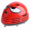 Picture of Cute Portable Cartoon Mini Desktop Vacuum Desk Dust Cleaner (Red)