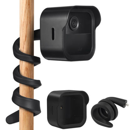 Picture of delilyn Flexible Twist Mount for All-New Blink Outdoor 4 (4th Gen) & Blink Outdoor (3rd Gen), Weatherproof Protective Housing with Charging Cutout and Gooseneck Mount for Blink Outdoor Camera