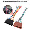 Picture of RED WOLF Radio Wiring Harness Connector Adapter Compatible with Ford F150 1986-1998, 1995-2001 Expedition, 1986-1997 Ranger, Lincoln/Mercury 1986-1994 Aftermarket Stereo Installation