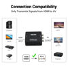 Picture of Sorthol HDMI to RCA Converter, 1080p HDMI to AV Converter Mini HDMI to 3RCA CVBs Composite Video Audio Adapter for TV/PS3/VHS/VCR/DVD/PC/Blu-Ray DVD