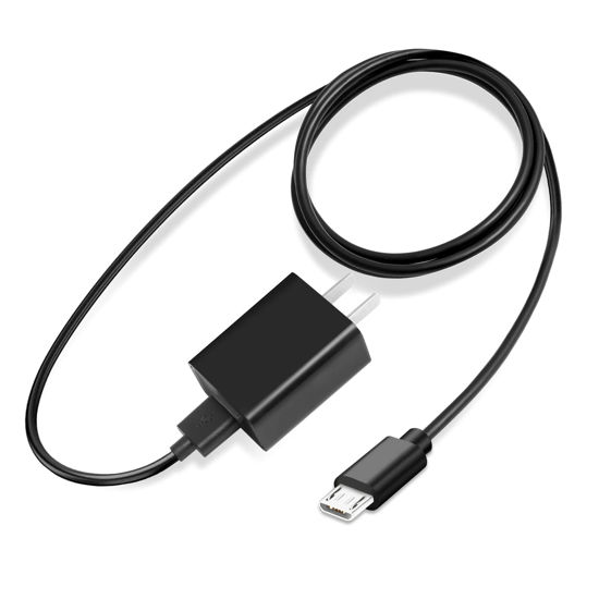 Picture of Replacement Fast Charger Adapter for Kindle Paperwhite 7-11, Oasis, E-Reader, Voyage, DX, Keyboard, Touch(2nd-11th Gen), Fire [HD, HDX,7 8 10 Plus ＆ Kids Pro] Power Charger Cable Cord.