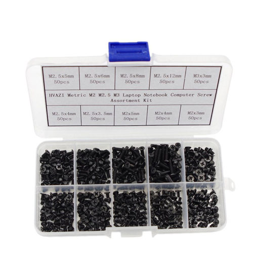 Picture of HVAZI Metric M2 M2.5 M3 Laptop Notebook Computer Screw Assortment Kit