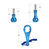 Picture of HSU Aluminum Thumbscrew Set + Wrench for Gopro Hero 12, 11, 10, 9, 8, 7, 6, 5, 4, 3, Gopro Session, AKASO Campark and Other Action Cameras (Blue)