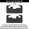 Picture of Updated Anwenk Flash Cold Shoe Mount Adapter Flash Shoe Mount Flash Stand Adapter with 1/4"-20 Tripod Screw Thread for Camera Flash Nikon Canon Olympus Panasonic Speedlite Flash, 2Pack