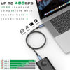 Picture of [240W 40Gbps] USB C Cable Compatible with Thunderbolt 4 Cable 5ft, USB Type C Display Cable 8K 60Hz for Thunderbolt 3 Cable, USB4 C to C Cable Fast Charger, USBC to USBC Cable Charger Fast Charging