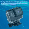 Picture of HONGDAK Waterproof Housing Case for GoPro Hero 7/6/5 Black(2018), 196ft/60m Waterproof Case Diving Protective Housing Shell with Touchable Cover for GoPro Action Camera Underwater Dive Case Shell