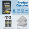 Picture of Screen Cleaner Spray 14oz (7oz x 2 Pack) - TV Screen Cleaner Spray and 2 Microfiber Cloths, Computer Screen Cleaner & Car Screen Cleaner for TV, Monitor, Laptop, MacBook, iPad and Electronic Devices