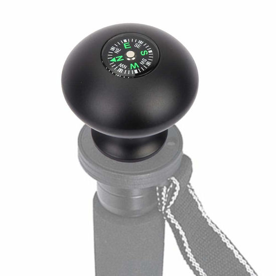 Picture of Trekking Poles Knob Handle Grip, Outdoor Universal Monopod Walking Stick Knob, Compass Monopod Tripod Head with 3/8" Screw Hole