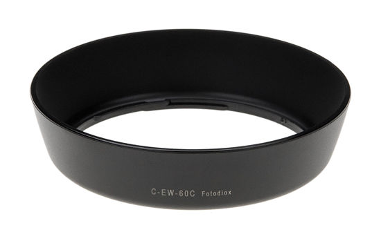 Picture of Fotodiox Lens Hood Replacement for EW-60C Compatible with EF 28-80mm f/3.5-5.6 II, EF 28-90mm f/4-5.6 III, EF-S 18-55mm f/3.5-5.6 I, is II, USM Lenses