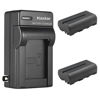 Picture of Kastar 2-Pack NP-F550 / NP-F570 Battery and AC Wall Charger Replacement for FEELWORLD FW450 4.5 INCH, FW568 V2 5.5 INCH DSLR Camera Field Monitor, FW703 7 INCH IPS 3G SDI DSLR Camera Field Monitor