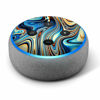 Picture of Blue Oragne Psychadelic Oil Slick - Vinyl Decal Skin Compatible with Amazon Echo Dot 3rd Generation Alexa - Decorations for Your Smart Home Speakers, Great Gift for mom, dad, Birthday, Kids