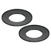 Picture of PATIKIL 46mm-77mm Metal Step Up Ring, 2 Pack Camera Lens Filter Adapter Ring Aluminum Filter Adapter Ring for Camera Lenses Hood, Black