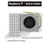 Picture of Raspberry Pi Active Cooler with 30mm PWM 4-Pin Cooling Fan Pi 5 Heatsink with Thermal Tape, Aluminium Heatsink Variable-Speed Blower for Raspberry Pi 5