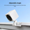 Picture of Holicfun Outdoor Security Camera Gutter Mount, Universally Compatible with Ring, Blink, Eufy, Wyze, Google Nest, Arlo, Simplisafe, and More - Down Version, White